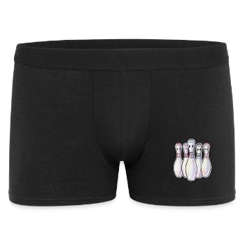 Quilles de bowling Look comique - Boxer Homme - noir - Devant