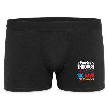 100 Days School Musical Sheet Music Design - Men's Boxer Shorts - black - Front