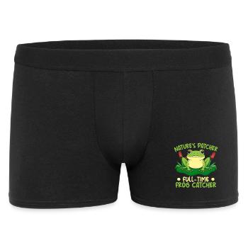 Frog Catcher Nature ́s Patcher Full-Time Catcher - Men's Boxer Shorts - black - Front