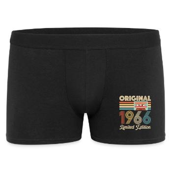 60th Birthday 60 Years 1966 Birthday Gift - Men's Boxer Shorts - black - Front
