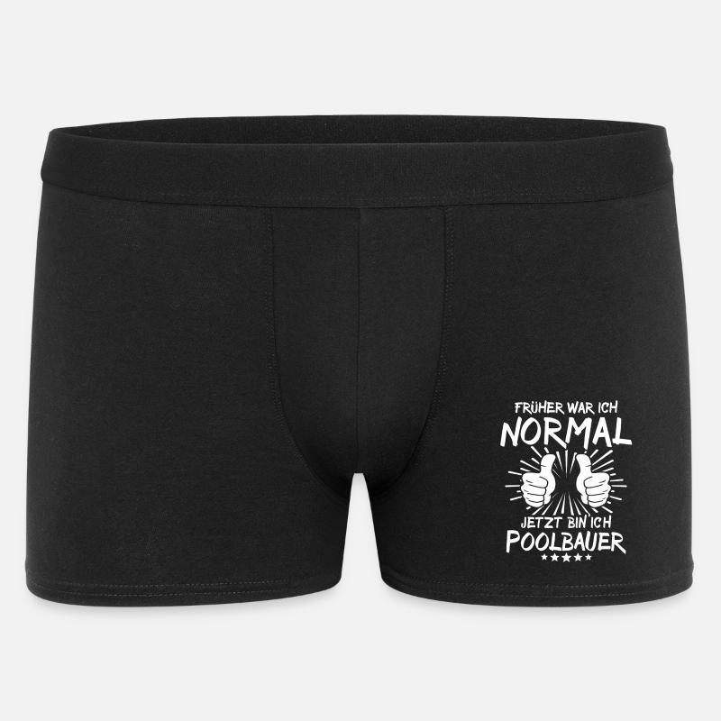 Poolbauer - Männer Boxer Shorts - Schwarz