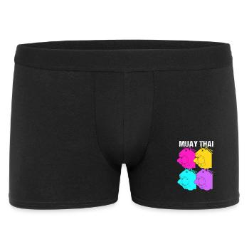 Thai boxing kickboxer kickboxing Muay thai - Men's Boxer Shorts - black - Front