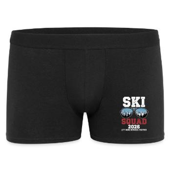 Ski Squad 2026 Ski Holidays - Men's Boxer Shorts - black - Front
