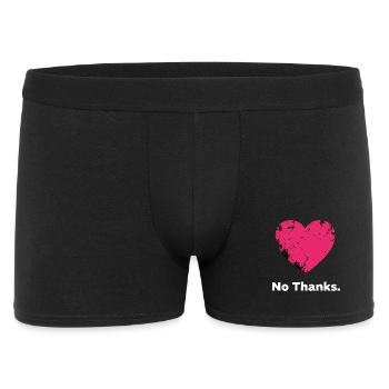 Non. Merci, mon cœur. - Boxer Homme - noir - Devant