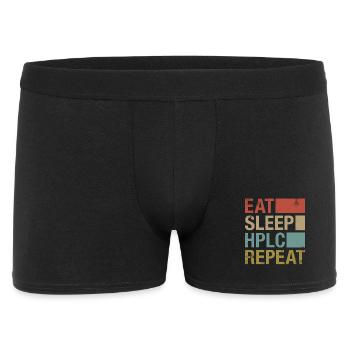 HPLC Performance Chromatography Retro Sleep Repeat - Men's Boxer Shorts - black - Front