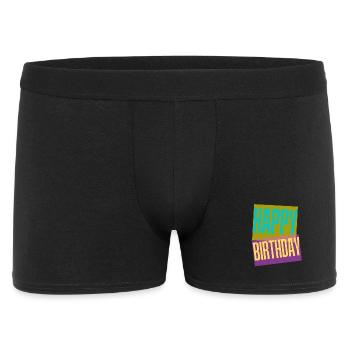 Bon anniversaire - Boxer Homme - noir - Devant