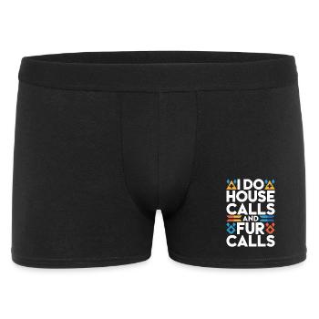 Mobile Vet I Do House Calls And Veterinary Clinic - Men's Boxer Shorts - black - Front