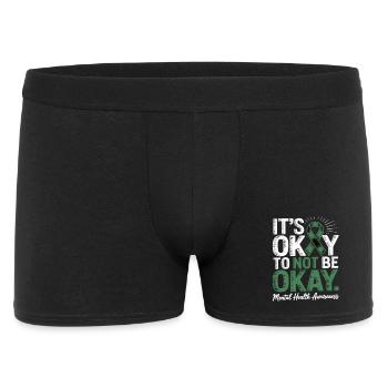 Mental Health Awareness – It's Okay Not Okay - Men's Boxer Shorts - black - Front