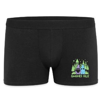 Garden Gnome Costume Gnomes Ville - Männer Boxer Shorts - Schwarz - Vorne