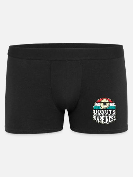 Restauration rapide en donuts - Boxer Homme - noir