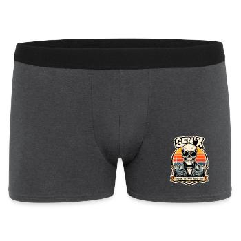 Skull Sunset Denim Rider - Männer Boxer Shorts - Anthrazit - Vorne