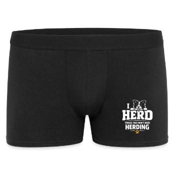 I just guard everything | Border Collie Humor - Men's Boxer Shorts - black - Front