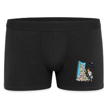 Chat Control No Thank You Freedom of Speech Censorship - Men's Boxer Shorts - black - Front