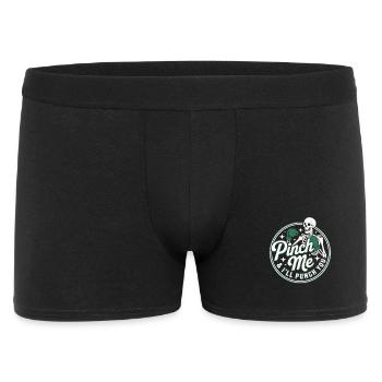 Pince-moi, je vais te frapper, drôle de squelette, St - Boxer Homme - noir - Devant