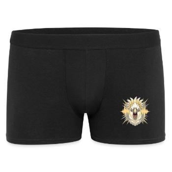 Kakadu sound head - Men's Boxer Shorts - black - Front