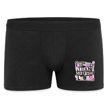 Nicer Than My Face Looks - Men's Boxer Shorts - black - Front