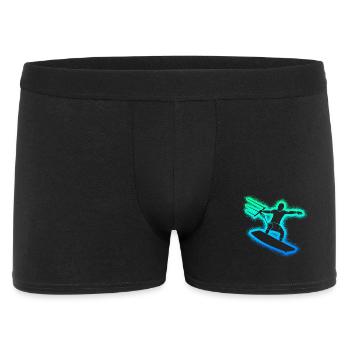 Kite Surfing Kitesurf Herren Kinder Kitesurfen - Männer Boxer Shorts - Schwarz - Vorne
