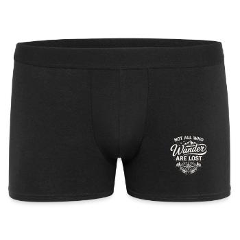 Tous ceux qui errent ne sont pas perdus – Diction de plein air - Boxer Homme - noir - Devant