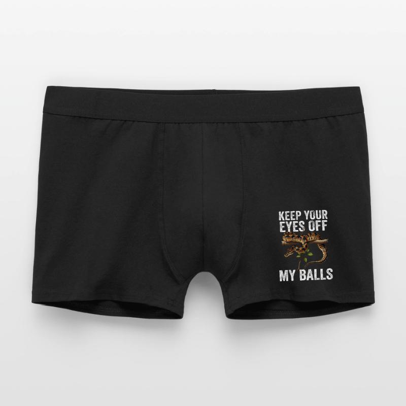 Königspython Schlangen Liebhaber Terrarium Python Männer Boxer Shorts