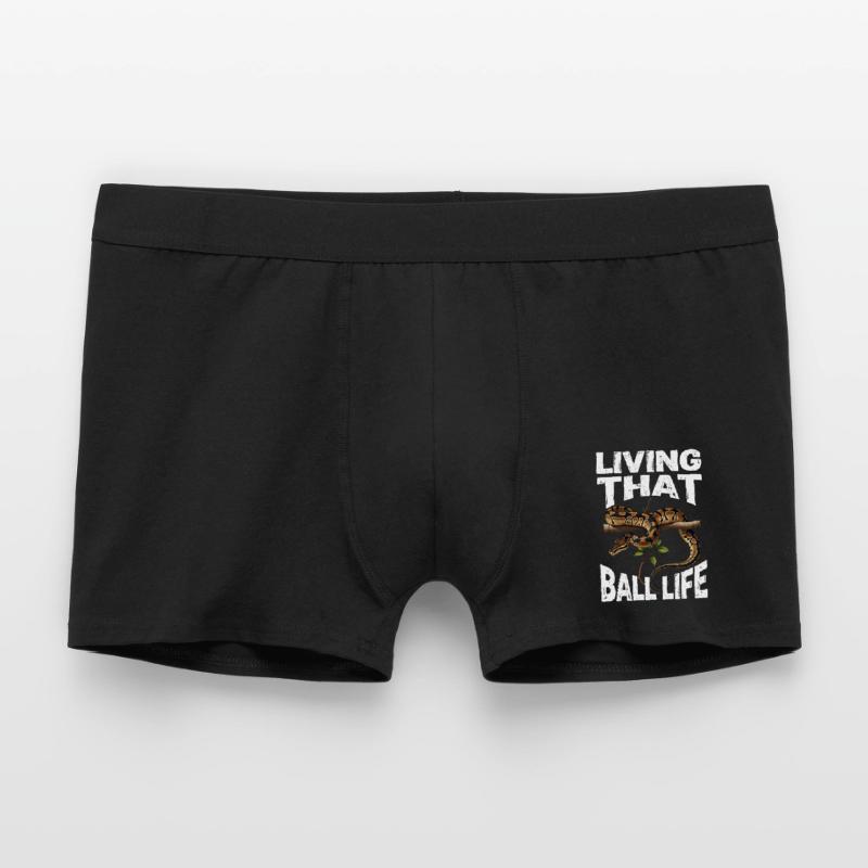 Königspython Schlangen Liebhaber Terrarium Python Männer Boxer Shorts