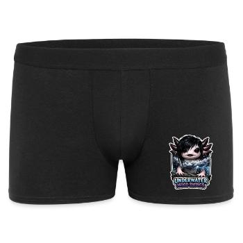Axolotl lover, Cute Axolotl, Funny - Men's Boxer Shorts - black - Front