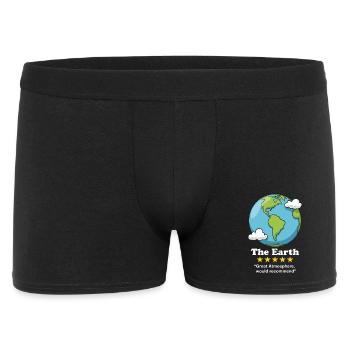 The Earth - Men's Boxer Shorts - black - Front