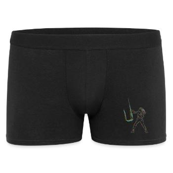 Dessin de boxeur - Boxer Homme - noir - Devant