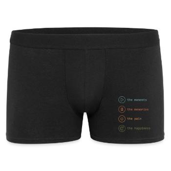 Pleine conscience, moments, souvenirs, bonheur - Boxer Homme - noir - Devant