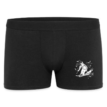 Ski alpin Sports d’hiver Ski nordique - Boxer Homme - noir - Devant