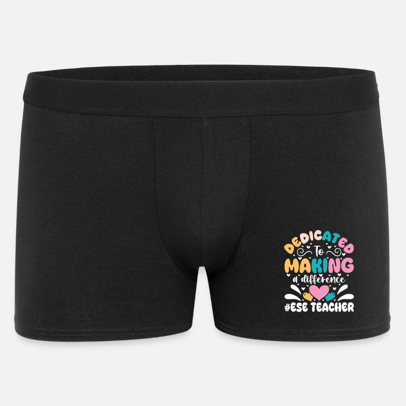 Cadeaux pour les enseignants ESE - Boxer Homme - noir