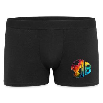 NO. 18 FOOTBALLER NUMBER 18 FOOTBALL 18TH BIRTHDAY - Men's Boxer Shorts - black - Front