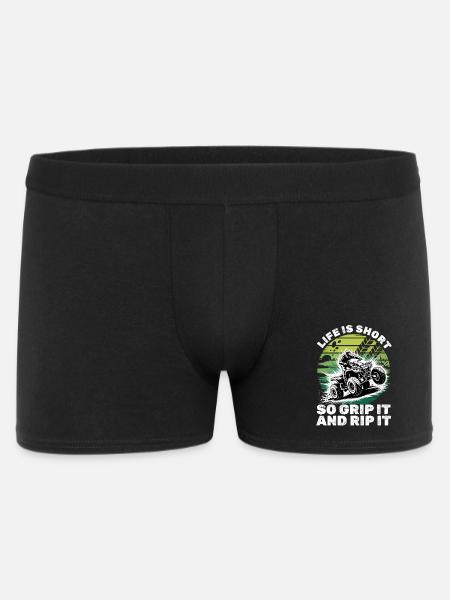 Quad ATV Boy Men Four Wheeler - Men's Boxer Shorts - black