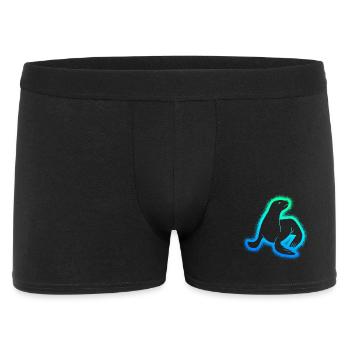 Phoque Phoque Enfants Hommes Garçons Phoques - Boxer Homme - noir - Devant