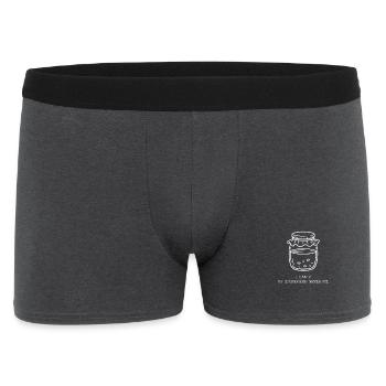 I Can't. My Sourdough Needs Me - Men's Boxer Shorts - charcoal grey - Front