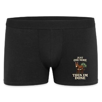 Amant des ânes Âne Animal drôle d’âne - Boxer Homme - noir - Devant