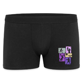 Basketball Girls Basketball Women - Men's Boxer Shorts - black - Front