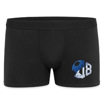 NO. 18 FOOTBALLER NUMBER 18 FOOTBALL 18TH BIRTHDAY - Men's Boxer Shorts - black - Front