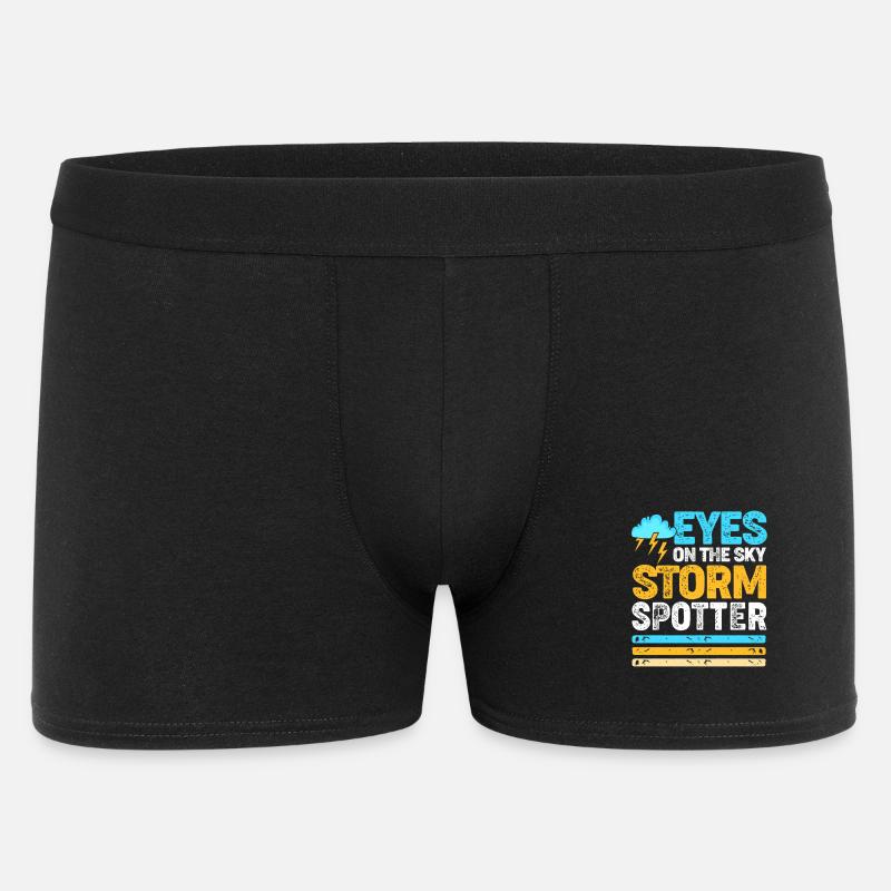 Météorologue Météorologue Météo - Boxer Homme - noir
