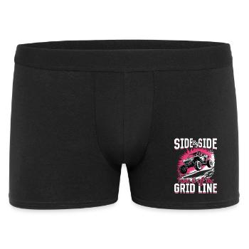 UTV Off Road Girl Woman 4 Wheeler Side by side - Männer Boxer Shorts - Schwarz - Vorne