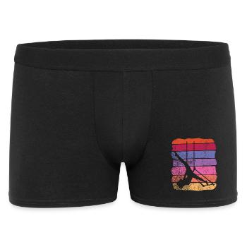 Aerialist Vintage Cloud Swing Trapez - Männer Boxer Shorts - Schwarz - Vorne