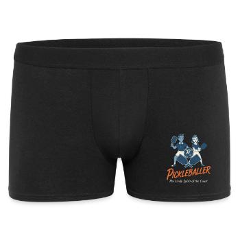 Joueur drôle de pickleball Joueur de pickleball Amour - Boxer Homme - noir - Devant