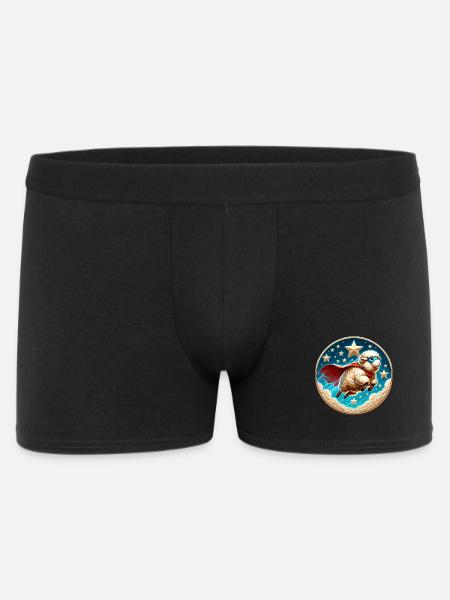 Sheep Superhero Sheep Wool Hero - Men's Boxer Shorts - black