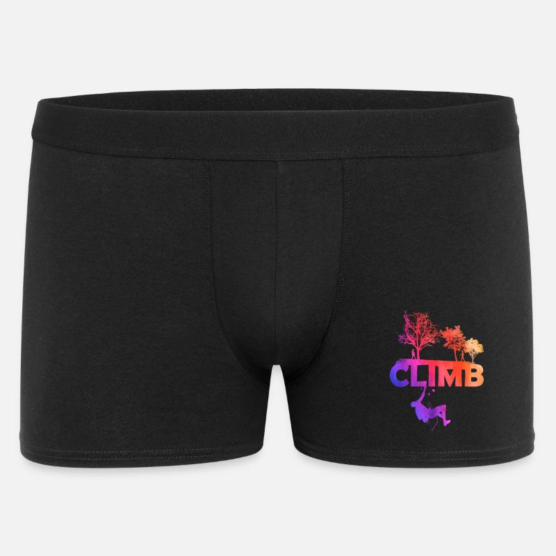 Silhouette de la pente de montée - Boxer Homme - noir