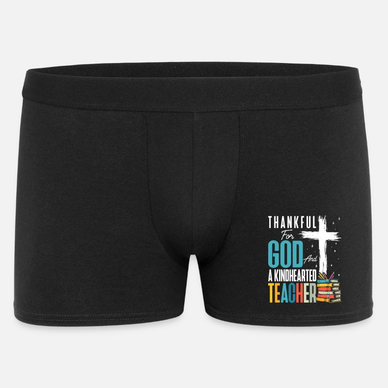 Gott-lehrer-ausbildung, Wertschätzungslehre - Männer Boxer Shorts - Schwarz