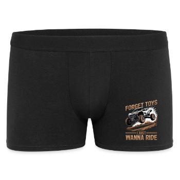 UTV Tout-Terrain Boy Men 4 Wheels Side by Side - Boxer Homme - noir - Devant