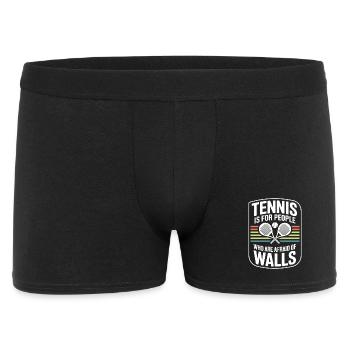 Padel Tennis Is For People Who Are Afraid Of Walls - Men's Boxer Shorts - black - Front
