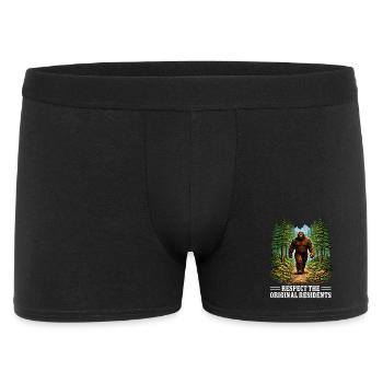Bigfoot Sasquatch Yeti Cryptid Creatures Big Foot - Men's Boxer Shorts - black - Front
