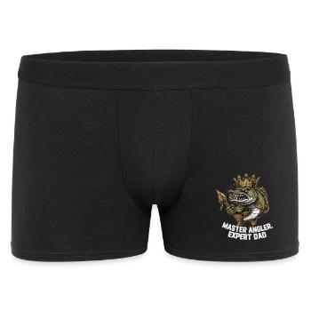 Master Angler Expert Dad - Men's Boxer Shorts - black - Front