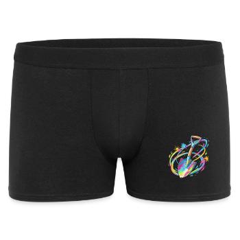 Color explosion garden shovel illustration - Men's Boxer Shorts - black - Front