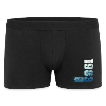 43. Geburtstag Mann Frau 43 Jahre alt 1983 Geschenk - Männer Boxer Shorts - Schwarz - Vorne